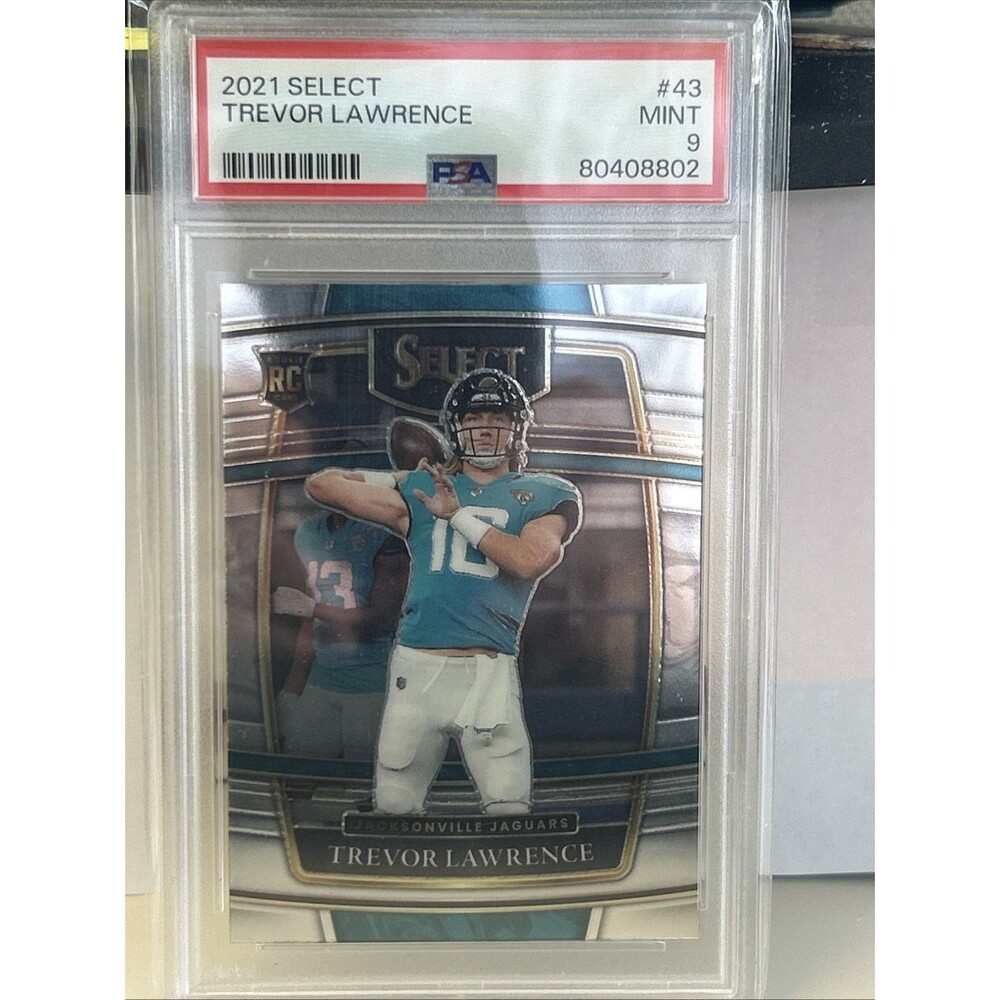 2021 Select Trevor Lawrence Dragon Scale rookie PSA 9   Jaguars